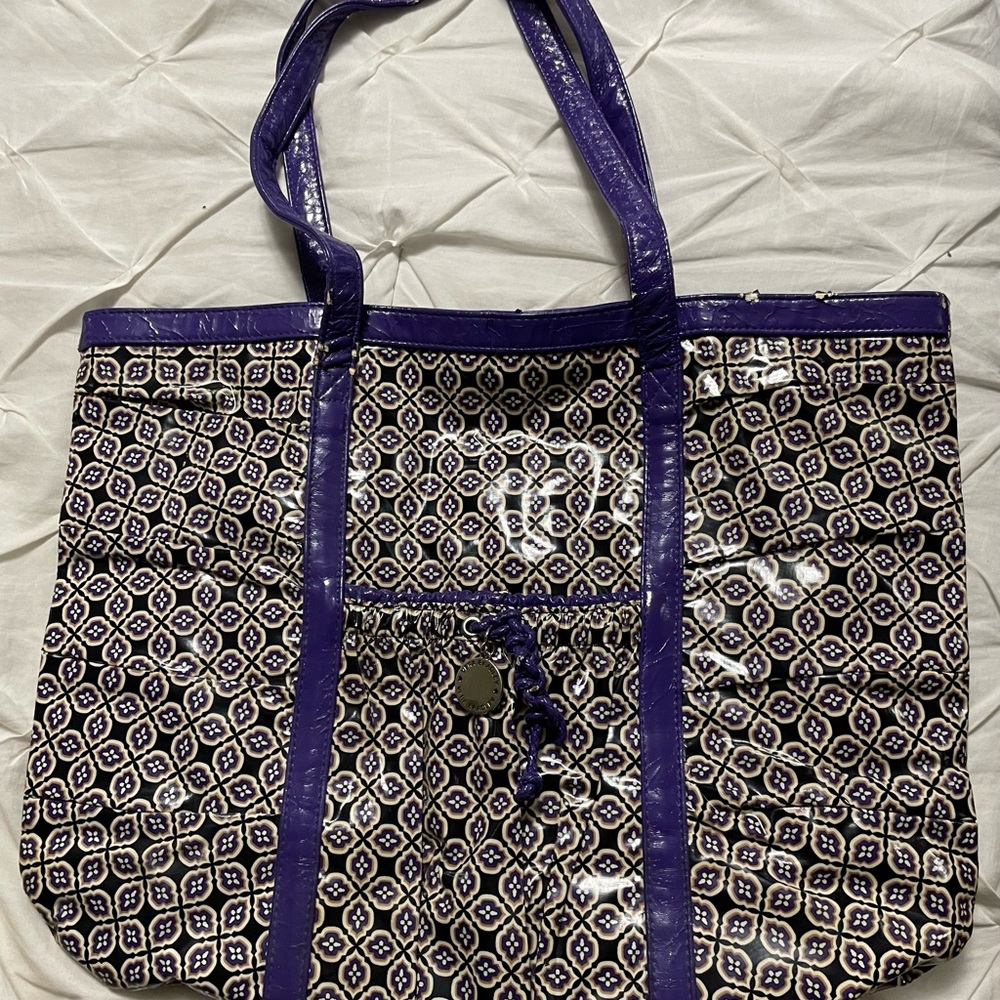 Vera Bradley tote, purple, gently used.